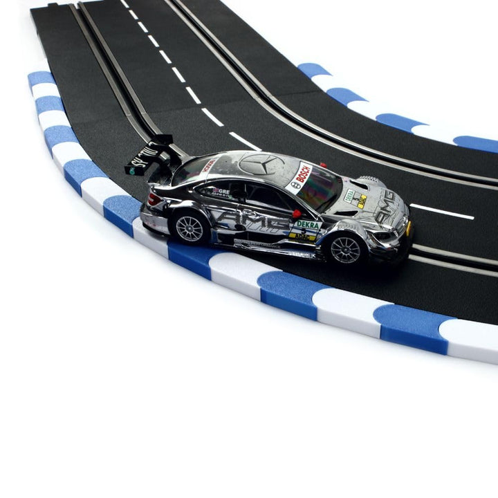 Overdrive-Racing Curbs für Carrera 124 132 EVO '2 Meter Blau-Weiss' Randstreifen Randsteine Slotcar