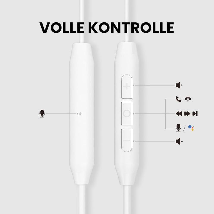 Avantree C171 - USB-C Kabel-Ohrhörer mit Mikrofon & Lautstärkeregler, kompatibel mit iPhone 15 & 16,