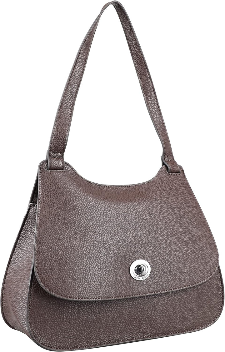 Gerry Weber - paloma handbag mhf Schwarz Farbe:dunkelbraun / Material:polyester,pu, Farbe:dunkelbrau