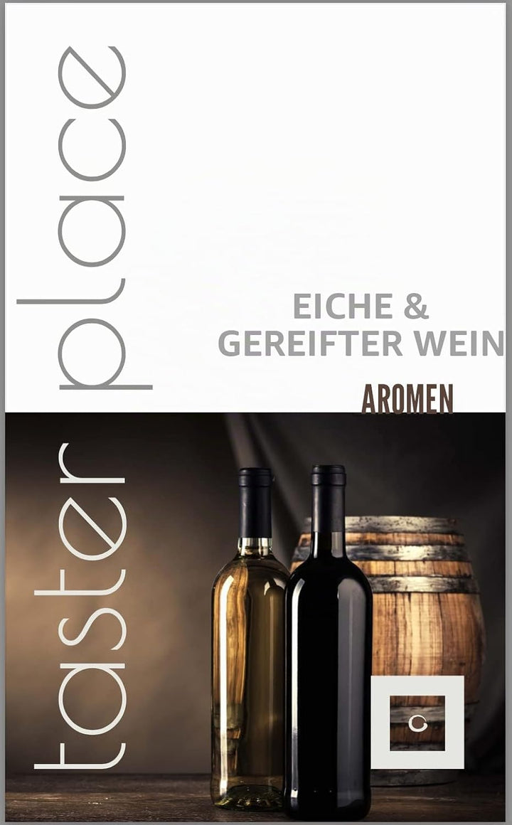 TASTERPLACE Aroma Set – Oak And Aged Wine – English – for Sommeliers – for Wine Lovers – Tasting Too