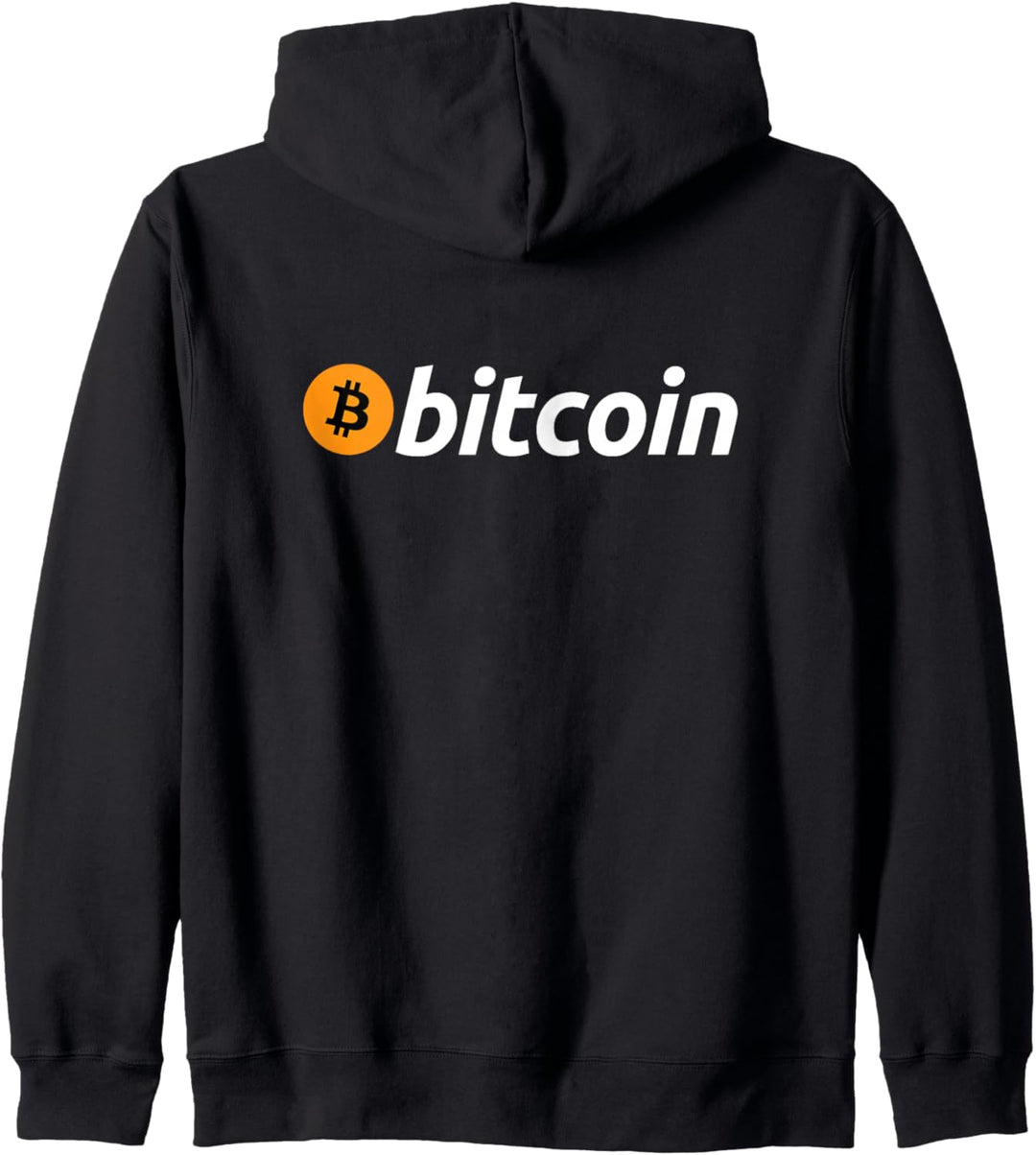Bitcoin, Symbol, Logo, Zeichen, Schrift, Text, Münze, Hodl Kapuzenjacke