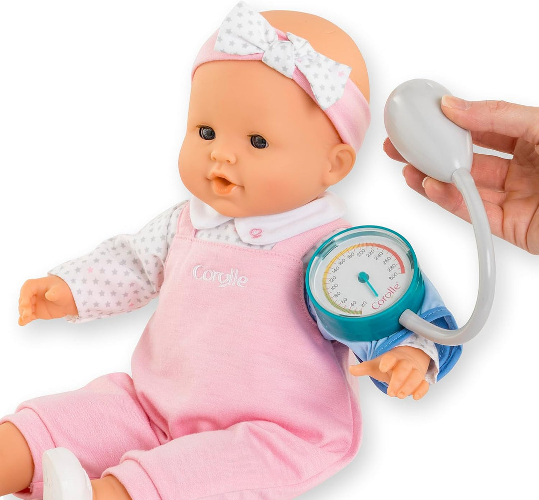 Corolle - Koffer Doktor und Zubehör, 8 Zubehörteile, für Puppen 30 cm, ab 18 Monaten, 9000111140