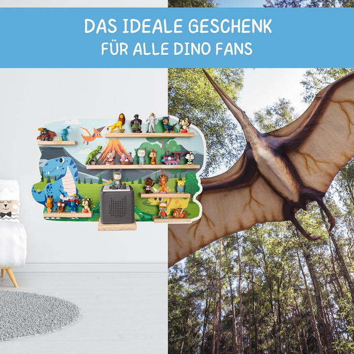 bunnyboo Toniebox Regal - Regal für Toniebox und Figuren - ausreichend Platz für bis zu 45 Tonies un