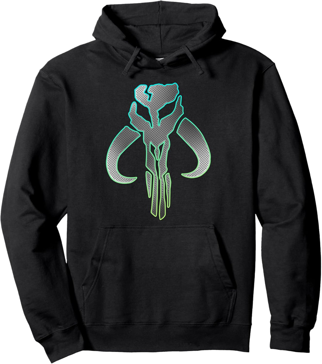 Star Wars: The Mandalorian Silver Logo Pullover Hoodie