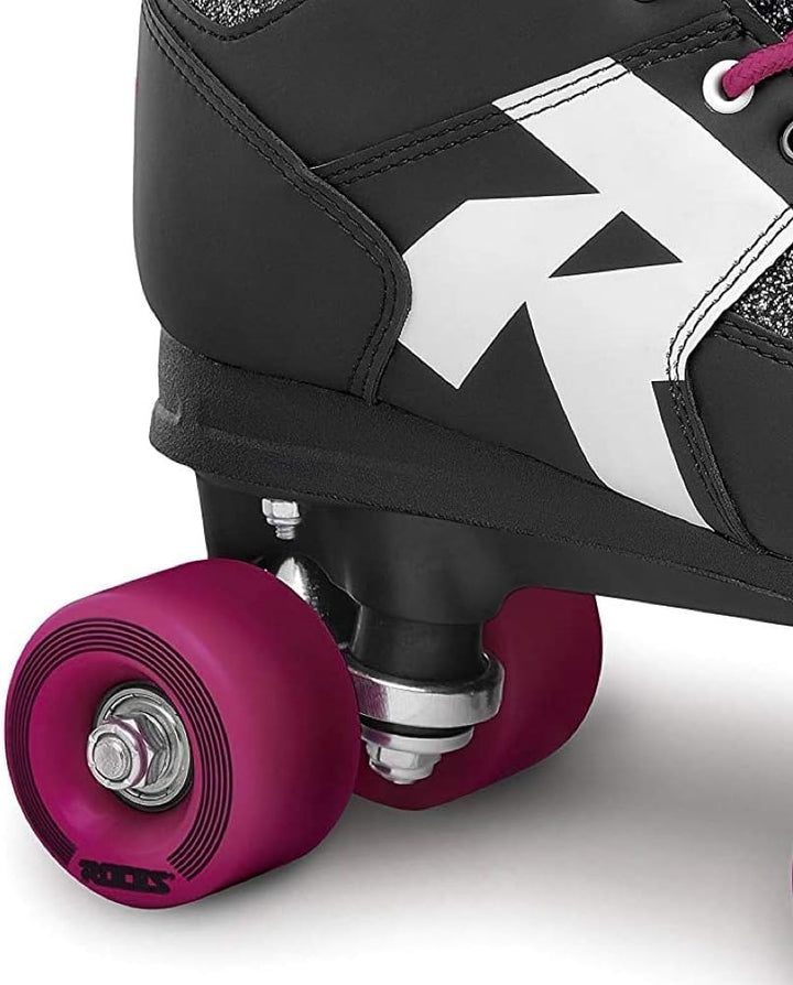 Roces Disco Palace Rollerskates/Rollschuhe Street 38 glitter-Black, 38 glitter-Black