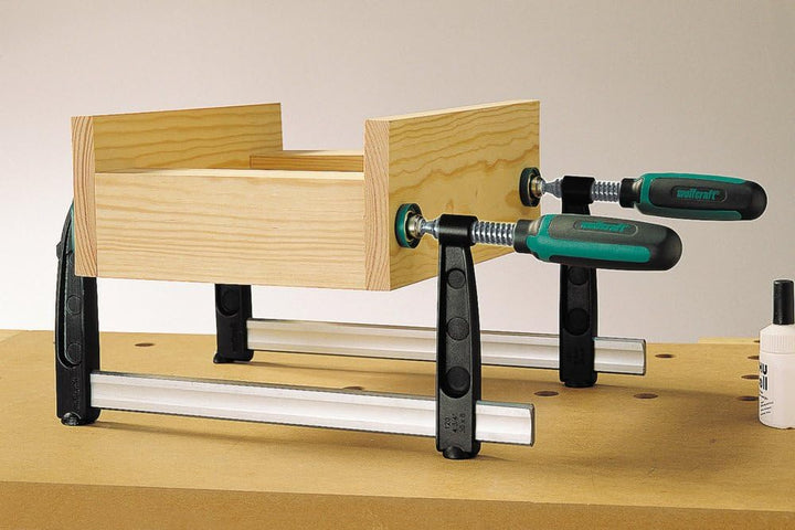 wolfcraft 3623000 SZ 120-1000, Schraubzwinge, 120 mm Ausladung 120 / 1000 120/1000mm, 120/1000mm