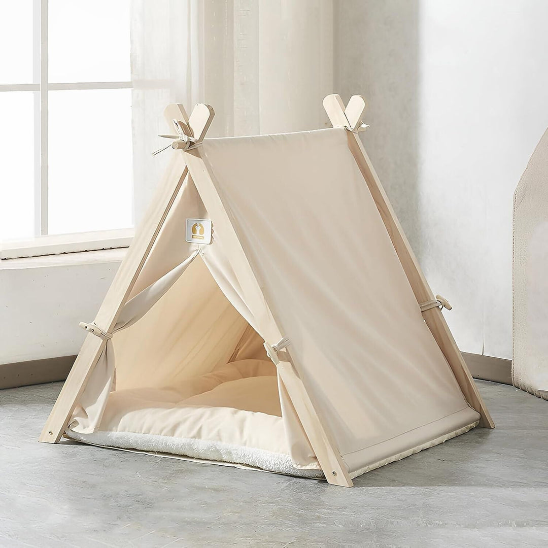Haustier-Tipi, Hundezelt, Katzen- und Hunde-Tipi-Bett, Haus, Haustier-Zelt für den Innenbereich, Hau