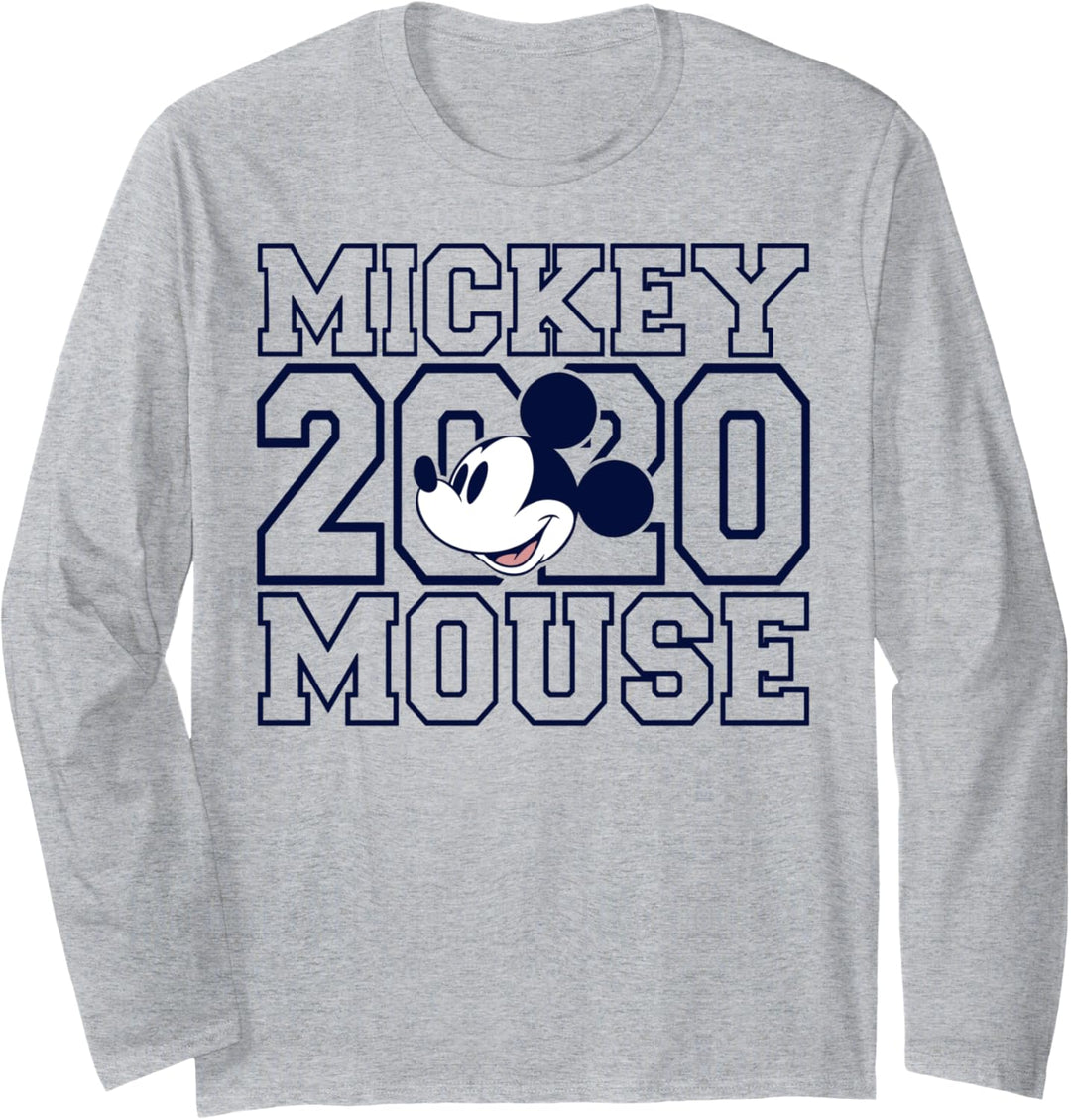 Disney New Year's 2020 Mickey Mouse Collegiate Style Langarmshirt