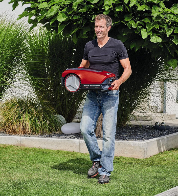 Einhell Mähroboter FREELEXO 550 Kit Power X-Change (18V, bis 35% Steigung, Stoss-/Kipp-/Hebe-/Regens