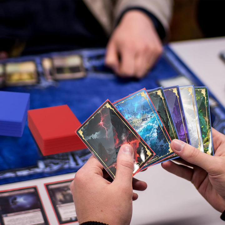 Mlikero 1000 Stück Weiche Sammelkartenhüllen, 66 x 91 mm Standardgrösse Sammelkarten Einsteckhüllen,