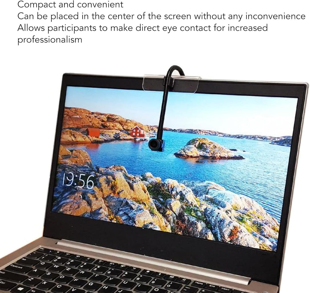 Jiawu Center Cam Mittelbildschirm-Webcam, 1080P-Center-Webcam für Laptop und Desktop, Auge Zur Kamer
