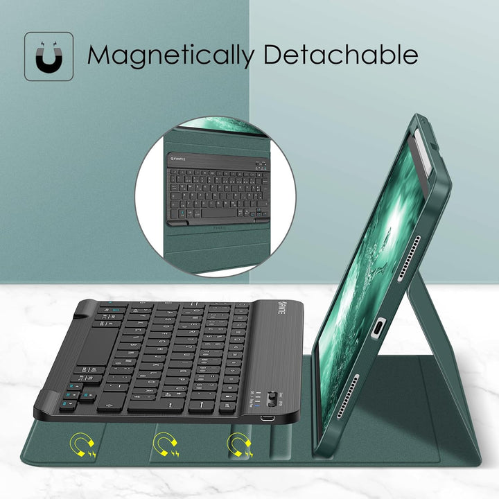 FINTIE Tastatur Hülle für iPad Pro 11 2022 (4. Generation)/ iPad Pro 11 2021(3. Generation)/ 2020/20