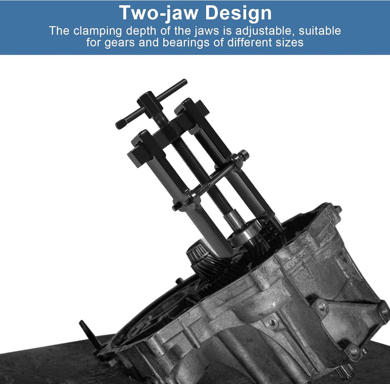 Lagerabzieher Lager Abzieher Werkzeug, Zwei Kiefer Radlagerabzieher, Einstellbare Riemenscheibe Entf