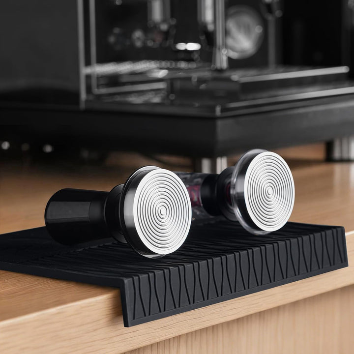 IKAPE 51-mm-Kaffeetamper für Espresso, federkalibrierter Tamper mit halbtransparentem Design, Tamper