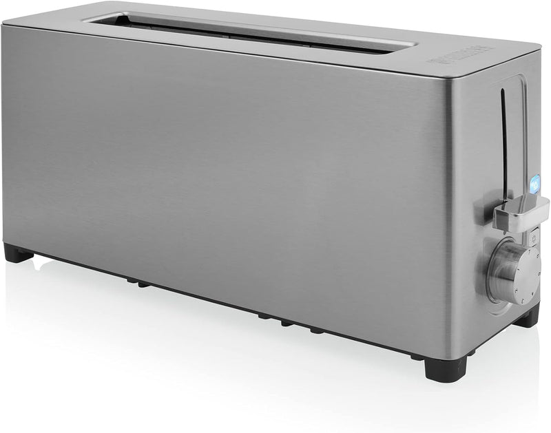 Princess 142401 Steel Toaster Langer Schlitz - 7 einstellbare Stufen - 1050 W 2 Toasts Langer Schlit