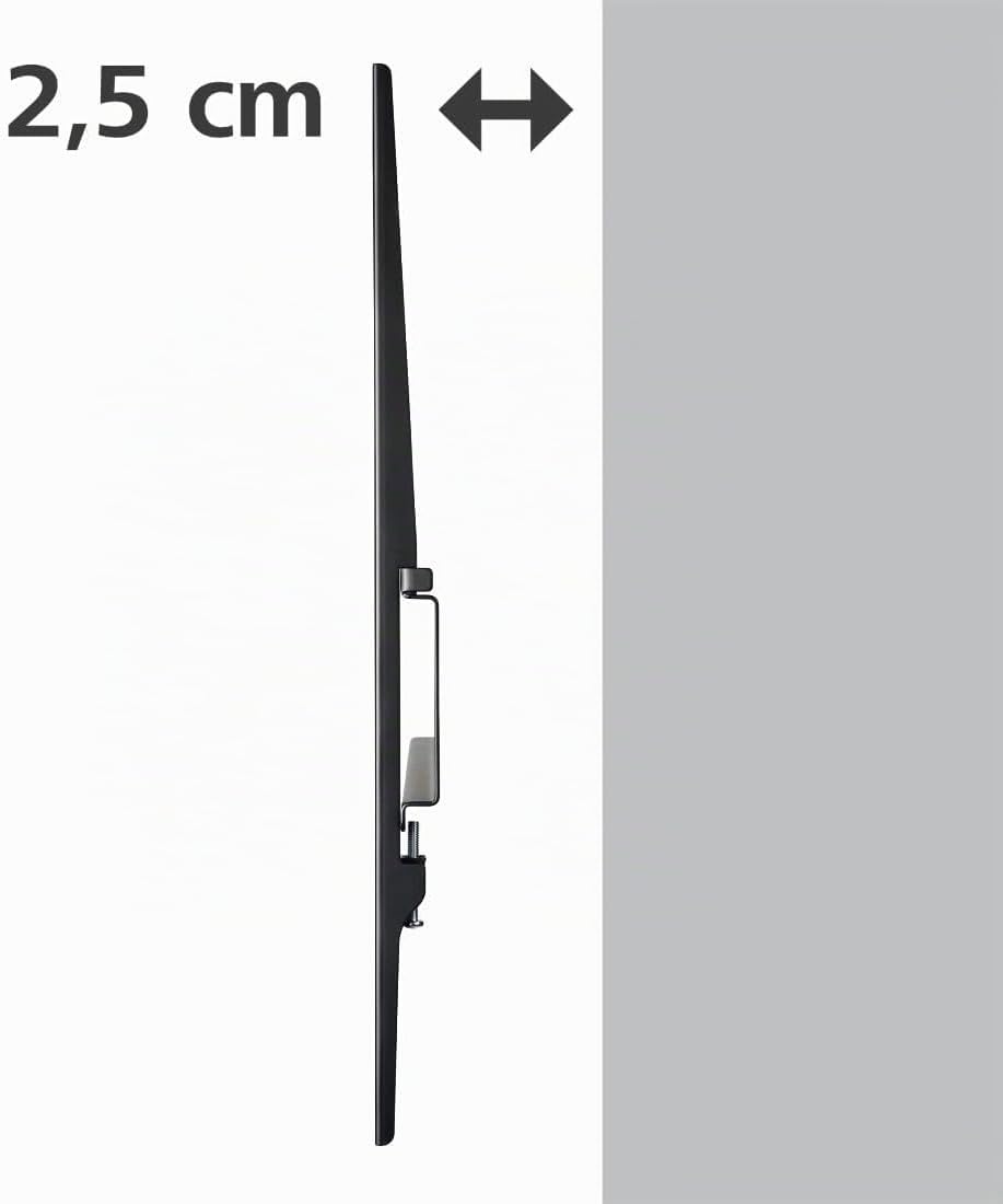 Hama TV Wandhalterung, starr (TV Wandhalterung 32-75 Zoll, VESA 50x50 bis VESA 400x400, bis 40kg, ex