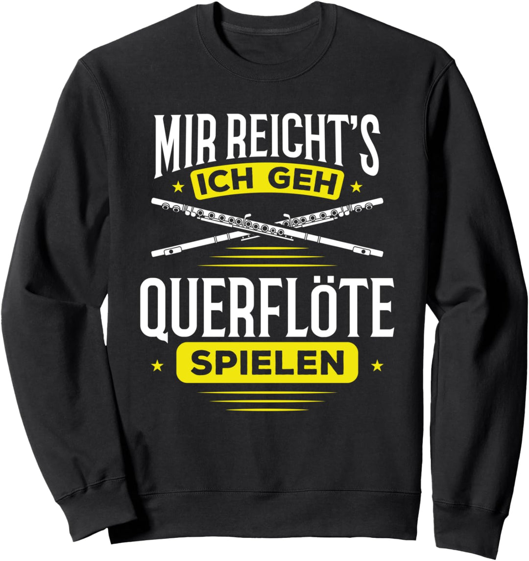 Querflöte, Querflötenspieler Orchester Design I Virtuosen Sweatshirt