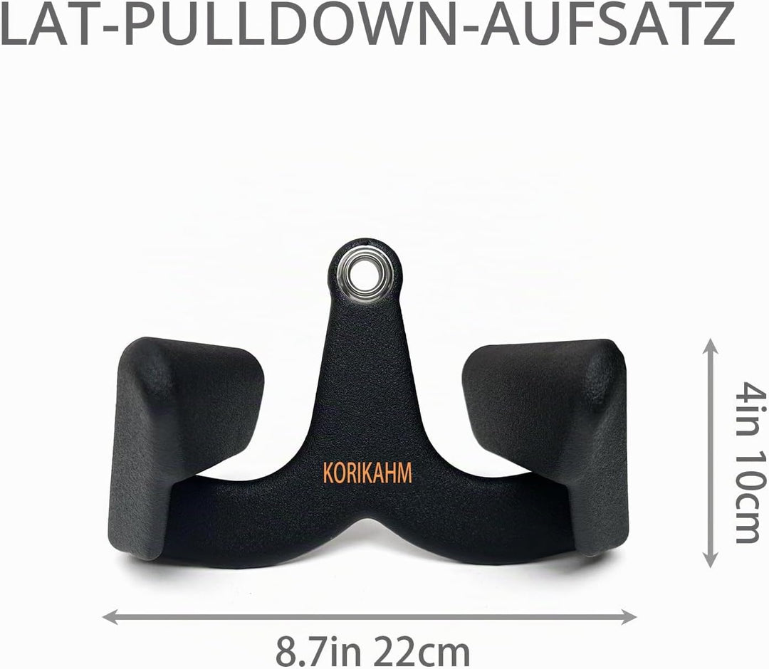 Ergonomic Design Lat Pull down Bar Grip Handle, Lat Pulldown Attachments, Strength Trainer for Athle