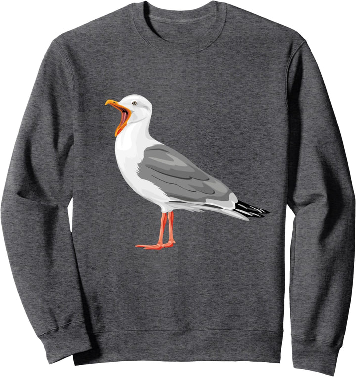 Freche, schreiende Möwe Sweatshirt