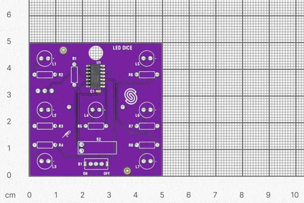 Soldered LED-Würfel Lötbausatz | Löten lernen | Made in EU | 333140
