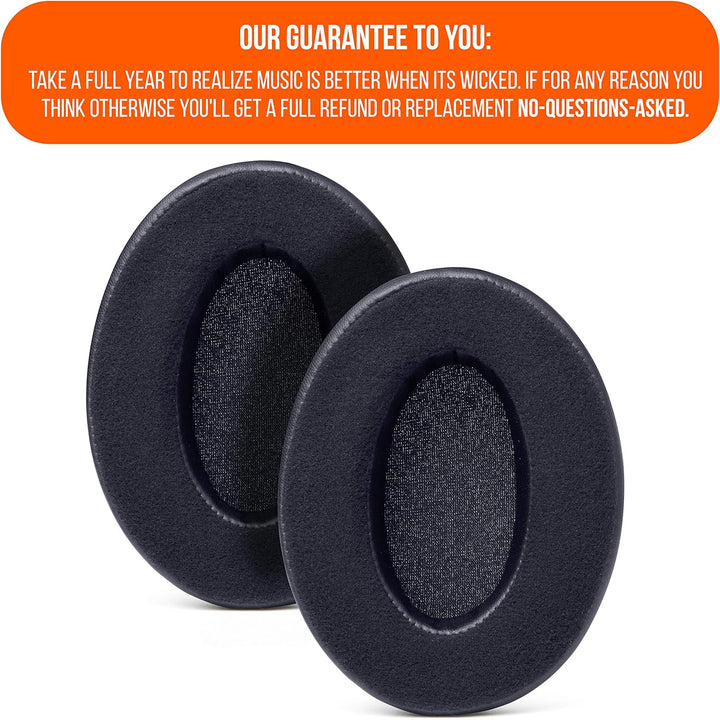 WC PadZ Velour – Ultimativen Ohrpolster von Wicked Cushions – Kompatibel mit Audio Technica, HyperX,