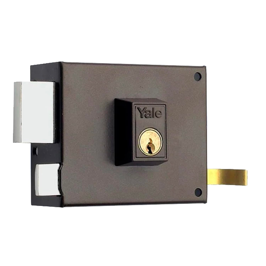 Yale 3012087 Schloss Yale 125-a/Hpr-System/8/links. Entrada 40 mm 125R links Eisen Lackiert, Entrada