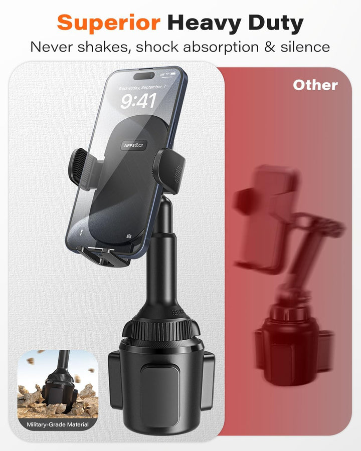 APPS2Car Handyhalterung Auto Getränkehalter, Handyhalterung Auto Becherhalter, Mercedes Handy Halter