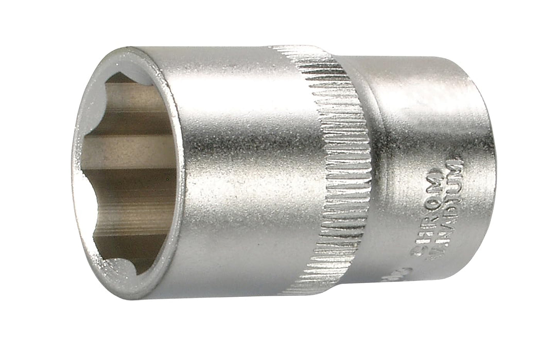 SW STAHL Steckschlüsseleinsatz, 1/2", Wellen-Profil, 21 mm 07620L-E21 | Sechskant Nuss mit 12,5 mm A