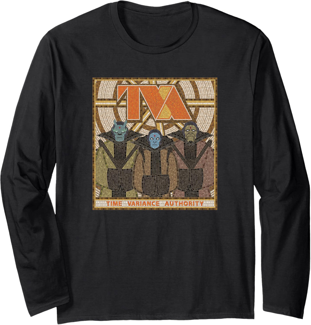 Marvel Loki Time Variance Authority Time-Keepers Mosaic Langarmshirt