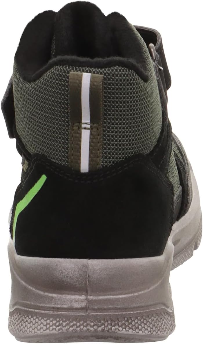 Superfit Jungen Mars Leicht Gefütterte Gore-tex Sneaker 30 EU Weit Schwarz Grün 0010, 30 EU Weit Sch