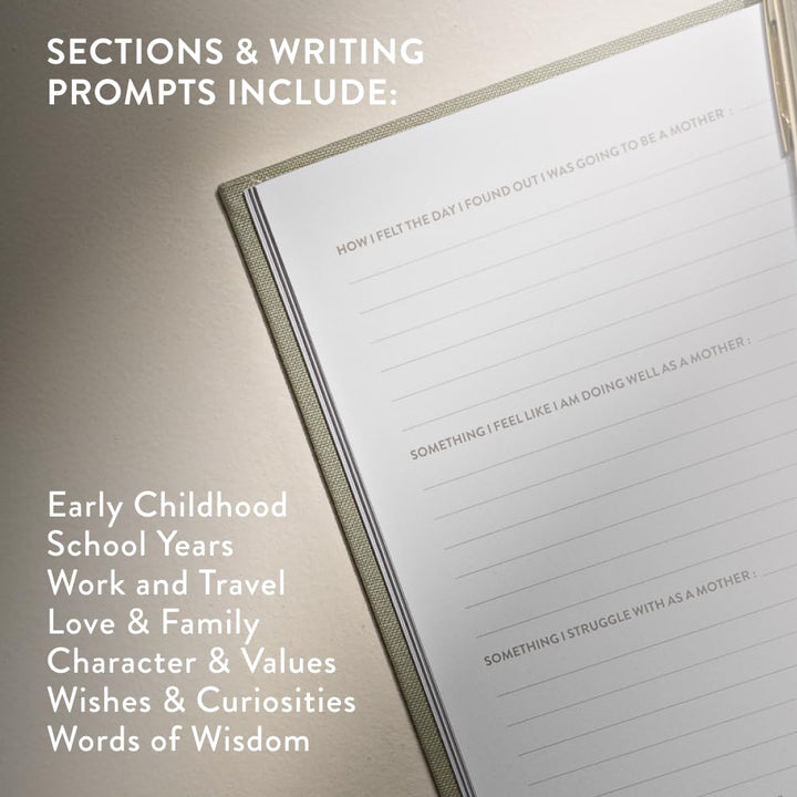 Mom's Story: A Memory and Keepsake Journal for My Family (Heirloom Story Books and Guided Journals,