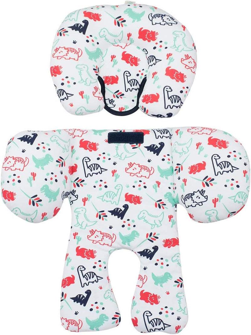 JYOKO Kids Sitzverkleinerer Antiallergikum Universal Baby 100% Baumwolle (Dino Party, Enthält eine K