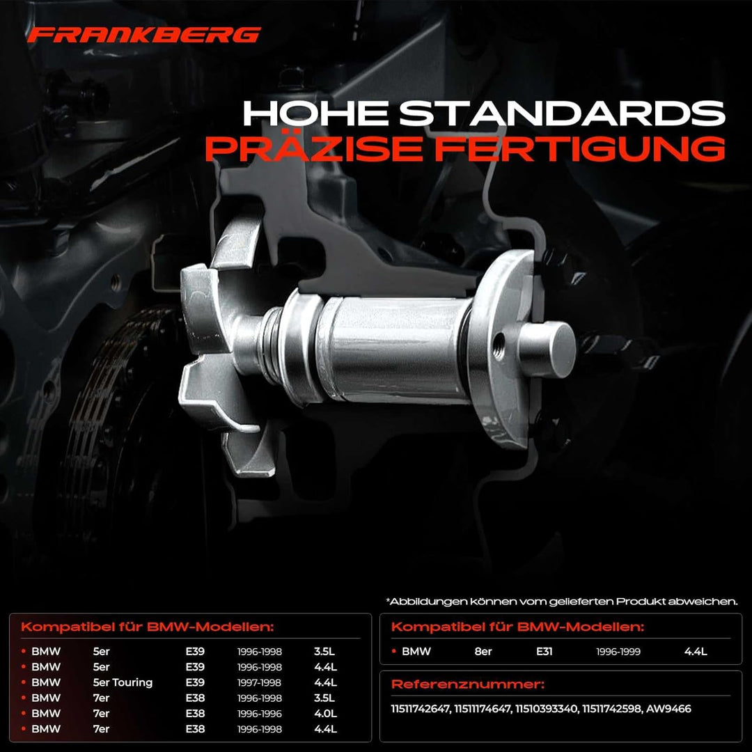 Frankberg Wasserpumpe Kompatibel mit 5er E39 3.5L 4.4L 1996-1998 5er Touring E39 4.4L 1997-1998 7er