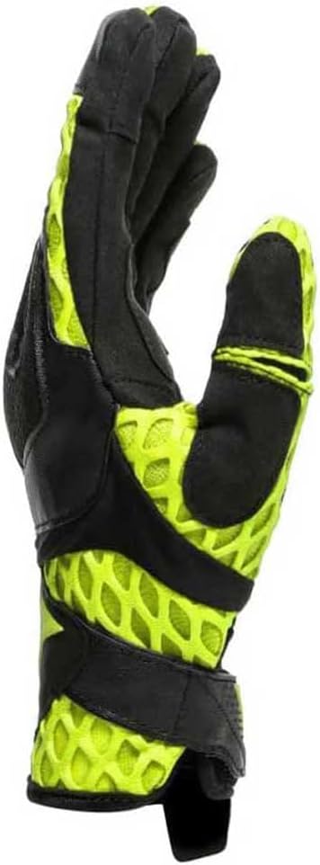 Dainese Unisex 1815944_620_xxl Motorradhandschuhe Sommer Textil, Schwarz/Fluo-Gelb, XXL EU