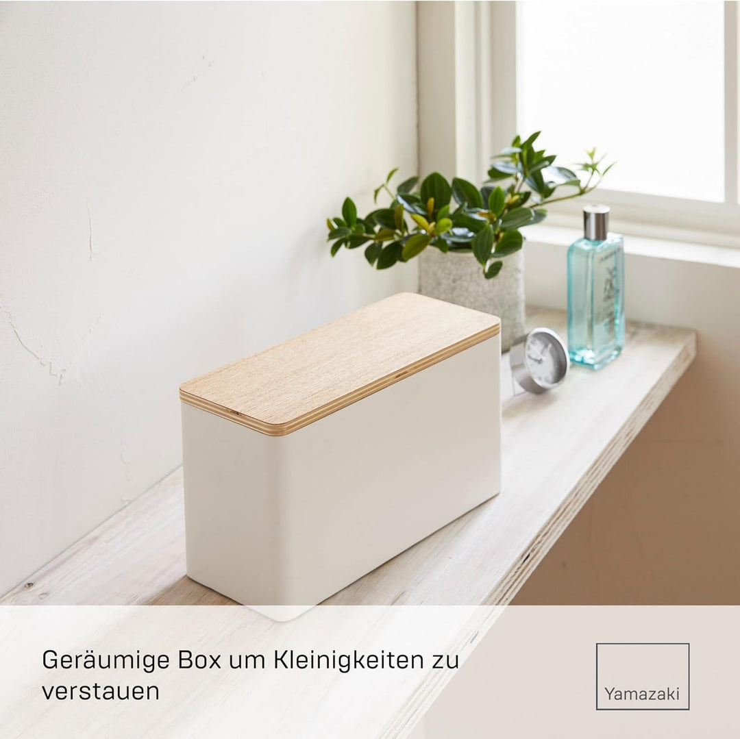 Sanitary storage box - Rin - natural Weiss, Weiss
