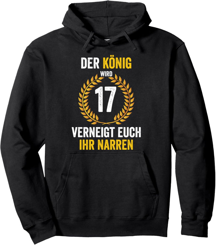17 Geburtstag Geschenke Geburtstagsdeko Für Jungen Pullover Hoodie
