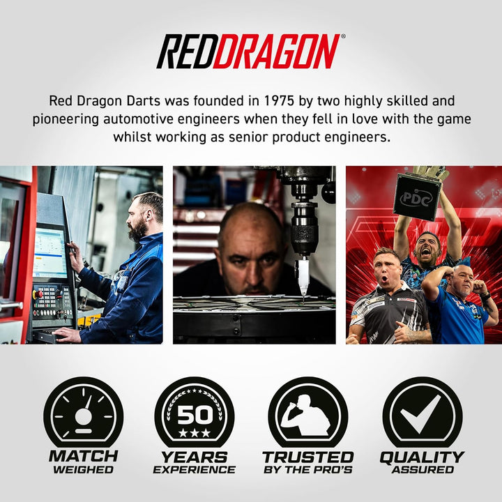 RED DRAGON Steel J.Henderson SE 24g NT Schwarz 24gr, 24gr