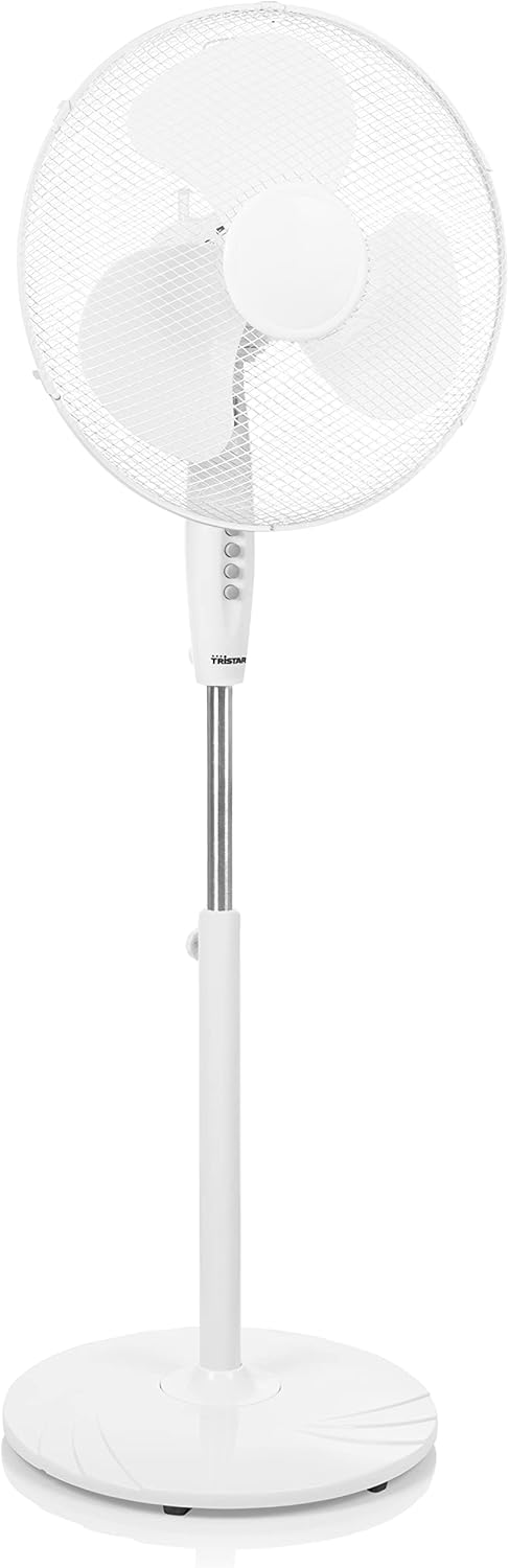 Tristar Standventilator – 40 cm Durchmesser/höhenverstellbar mit 3 Leistungsstufen, VE-5890
