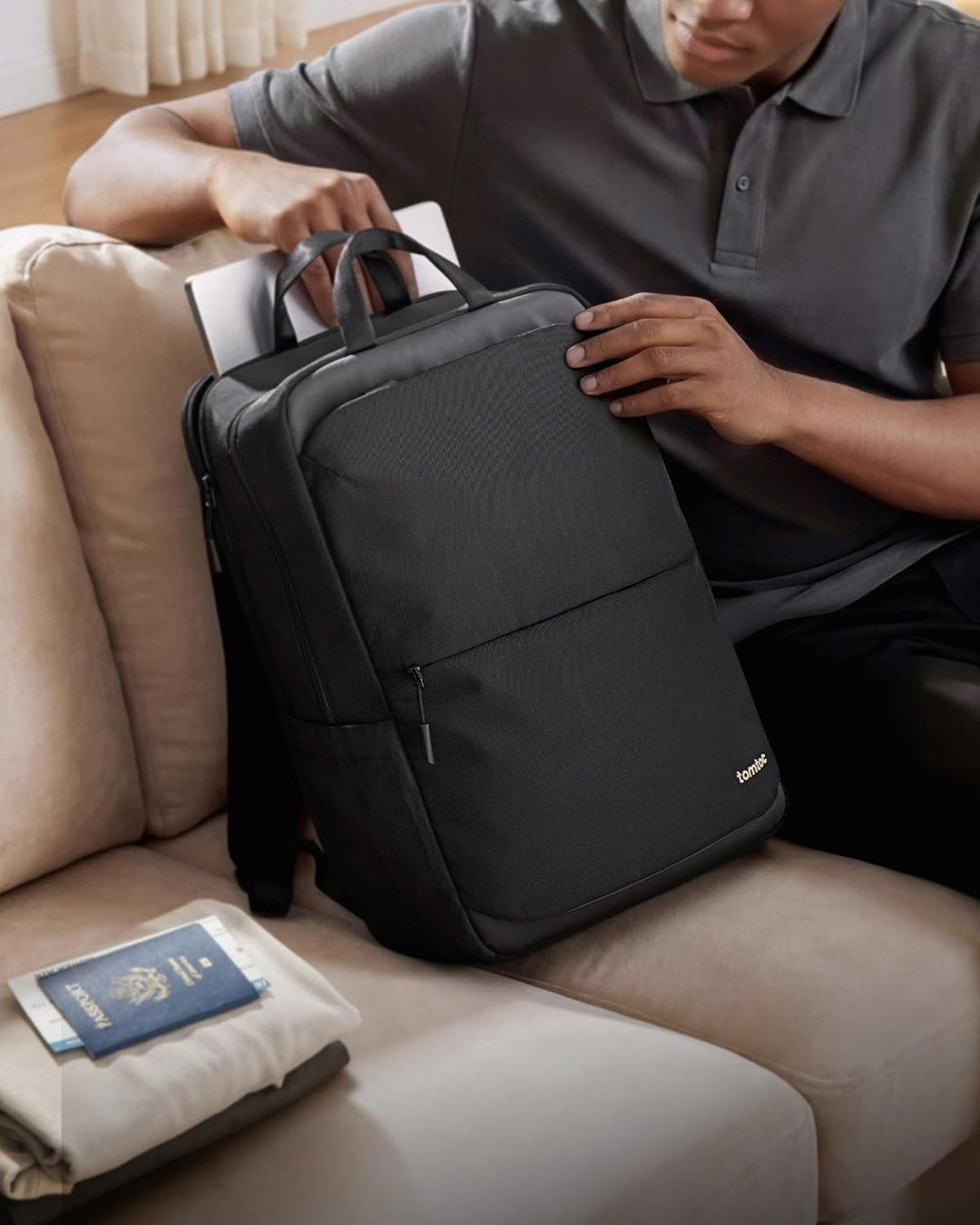 tomtoc 24L Business Laptop Rucksack für 15,6-16 Zoll Computer, Tagesrucksack Professional Backpack R