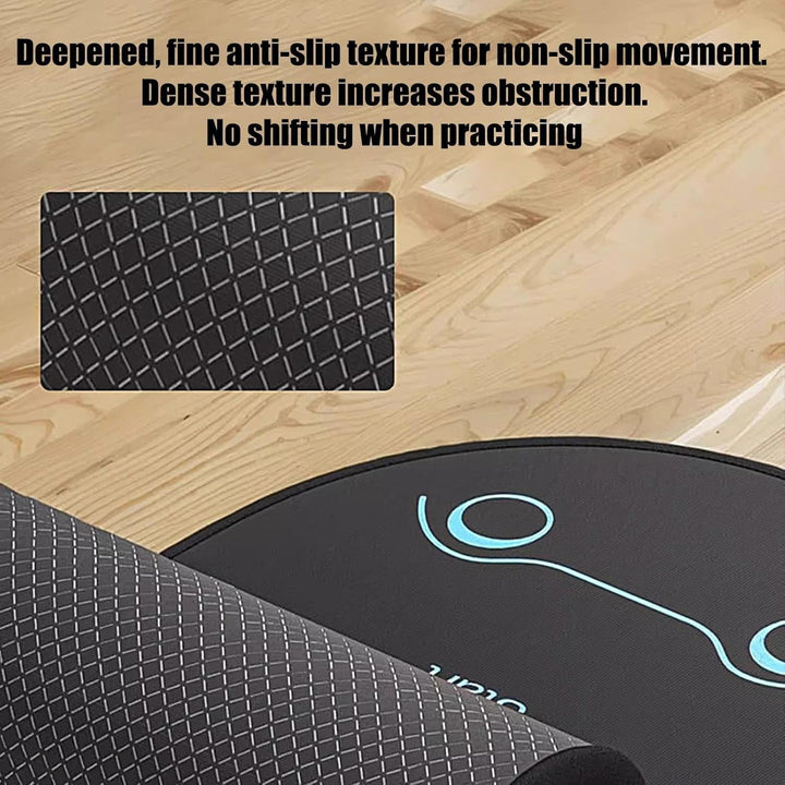 Ab Roller Matte, Trainingsmatte, rutschfestes Workout-Pad, 59 x 24 Zoll, Bodenkissen, langlebig, rut