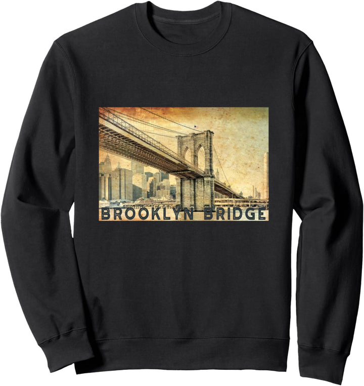 Brooklyn Brücke City USA Love NYC New York Souvenir Herren Sweatshirt