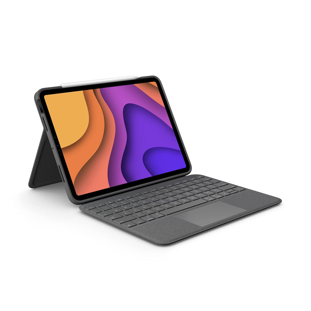 Logitech Folio Touch iPad Hülle Tastatur für iPad Air 4. Gen 5. Gen 2020, 2022, Französisches AZERTY