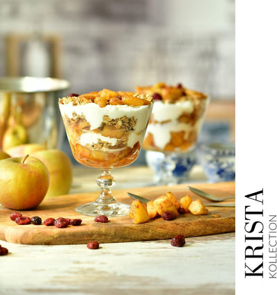 Krosno Eisbecher Eisschale Eisgläser Eiskaffe | Fruchtgeleeschale | Set von 6 | 380 ML | Krista Koll