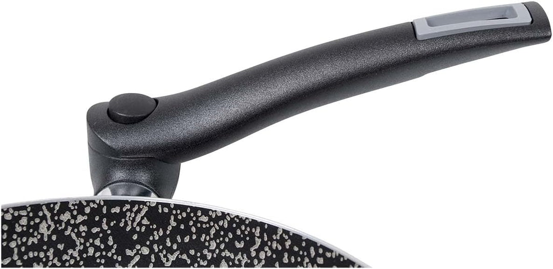 bo-camp Turn Schmorpfanne 24 cm, schwarz 24 cm Schwarz - Schwarz, 24 cm Schwarz - Schwarz