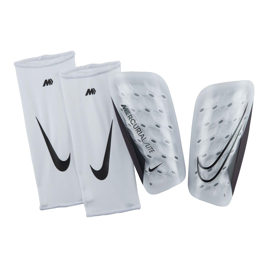 Nike Mercurial Lite Shinguard XS White/White/Black, XS White/White/Black