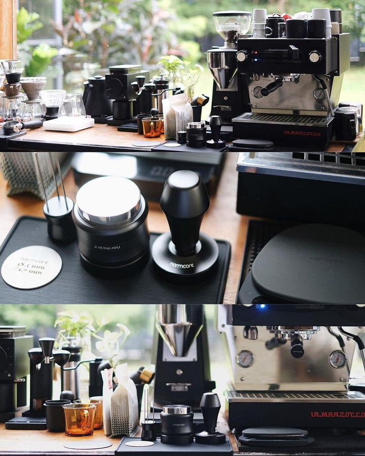 Normcore Tampermatte, Tamping Matte aus Premium Silikon, Kaffee Tamper Matte Anti-Rutsch, Kaffee Sta