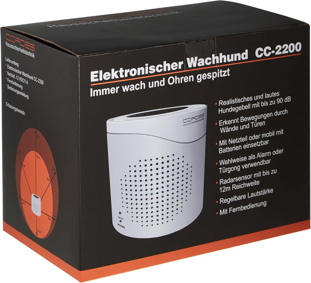 Cordes CC-2200 Radar Alarmanlage, Weiss