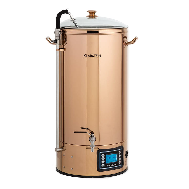 Klarstein Bierbrauset zum Selber Brauen, Edelstahl , 50L Bierbrauanlage, XXL Maischekessel Brewing K
