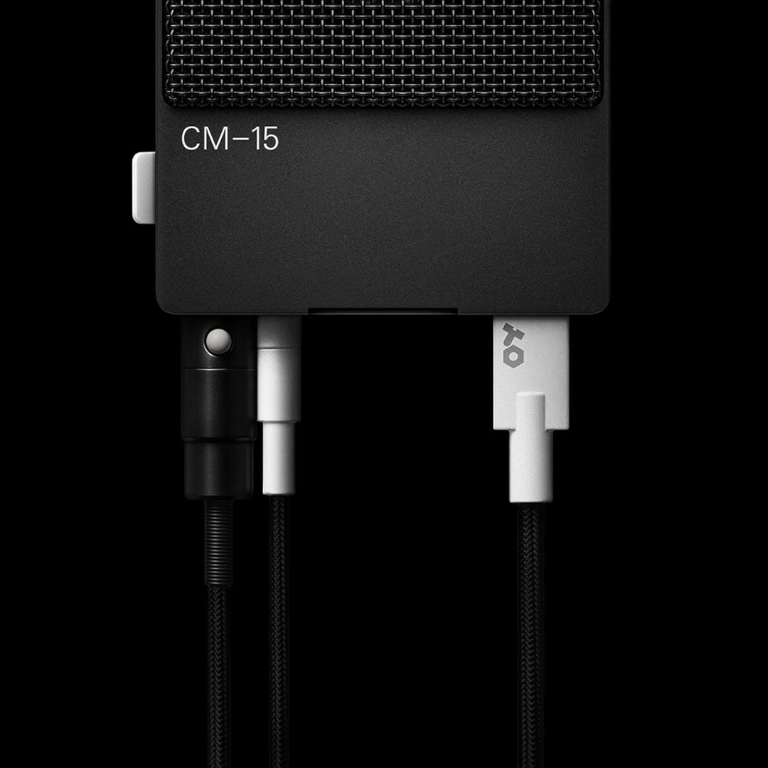 Teenage Engineering CM-15 Tragbares Studio-Kondensatormikrofon mit USB-C Audio und Laden, 3,5 mm Min
