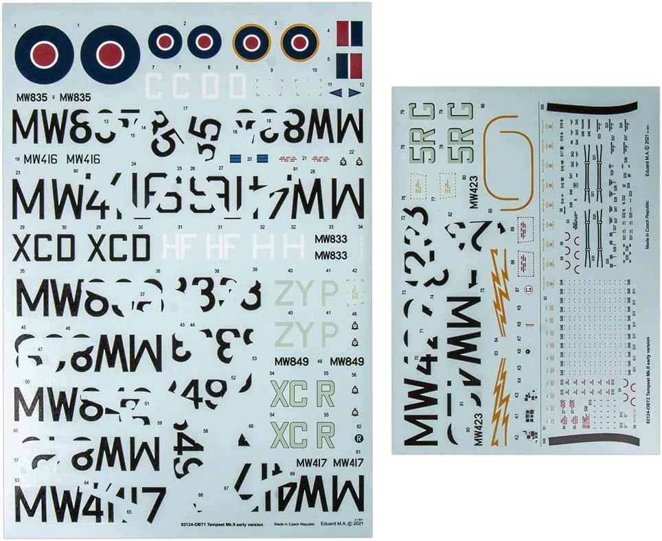 Eduard EDK82124 Plastikmodellbausatz unlackiert